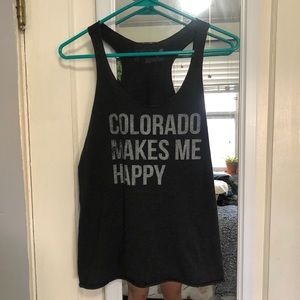 Colorado Makes Me Happy Tank Top